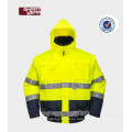 chaqueta de invierno de alta visibilidad chaqueta desmontable mangas chaqueta invierno trabajo uniforme